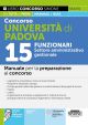 333/PD CONCORSO UNIVERSITÀ DI PADOVA 15 Funzionari settore amministrativo gestio nale