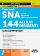 307/1 CONCORSO SNA Scuola Nazionale dell’Amministrazione – 144 Allievi Dirigent i