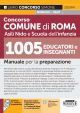 335/RM CONCORSO COMUNE DI ROMA ASILI NIDI E SCUOLA D'INFANZIA