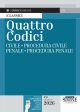 511 QUATTRO CODICI 2025 Civile – Procedura Civile – Penale – Procedura Penale