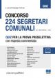 CONCORSO 224 SEGRETARI COMUNALI (G.U. 28/12/2018, n. 102)