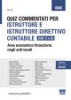 QUIZ COMMENTATI PER ISTRUTTORE E ISTRUTTORE DIRETTIVO CONTABILE (CAT. C E D)