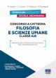 CONCORSO A CATTEDRA FILOSOFIA E SCIENZE UMANE CLASSE A18