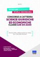 CONCORSO A CATTEDRA SCIENZE GIURIDICHE ED ECONOMICHE CLASSE A46 (EX A019)