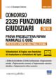 CONCORSO 2329 FUNZIONARI GIUDIZIARI 2019 Prova preselettiva RIPAM Manuale e Quiz