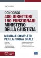 CONCORSO 400 DIRETTORE 150 FUNZIONARI MINISTERO DELLA GIUSTIZIA