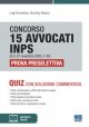 CONCORSO 15 AVVOCATI INPS (G.U. 27 novembre 2020, n.93)