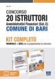 CONCORSO 20 ISTRUTTORI AMMINISTRATIVI FINANZIARI (Cat. C) COMUNE DI BARI