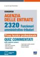 CONCORSO AGENZIA DELLE ENTRATE 2320 Funzionari amministrativo-tributari