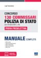 CONCORSO 130 COMMISSARI POLIZIA DI STATO (G.U. 30 marzo 2021, n.25)