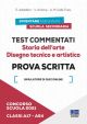 TEST COMMENTATI STORIA DELL'ARTE DISEGNO TECNICO E ARTISTICO Prova scritta