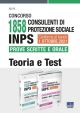 KIT CONCORSO 1858 CONSULENTI DI PROTEZIONE SOCIALE INPS Conforme al bando 1 otto bre 2021