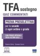 TFA SOSTEGNO QUIZ COMMENTATI