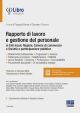 RAPPORTO DI LAVORO E GESTIONE DEL PERSONALE