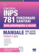 CONCORSO INPS 781 Funzionari sanitari - aree psicologiche e sociali