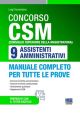 CONCORSO CSM 9 Assistenti amministrativi contabili