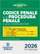 CODICE PENALE E DI PROCEDURA PENALE 2026