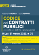 CODICE DEI CONTRATTI PUBBLICI Annotato con dottrina e giurisprudenza