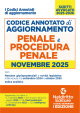CODICE DI AGGIORNAMENTO DI DIRITTO PENALE E PROCEDURA PENALE Novembre 2025