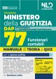 CONCORSO 77 FUNZIONARI CONTABILI Ministero della giustizia DAP Dipartimento Ammi nistrazione Penitenziaria