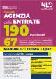 CONCORSO AGENZIA DELLE ENTRATE 2024 - 190 FUNZIONARI 67 funzionari per i process i di contabilità e bilancio, pianificazione, controllo di gestione e auditing (cod. 67FG/CB-AU)