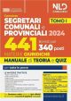 CONCORSO SEGRETARI COMUNALI PROVINCIALI 441 Borsisti per 340 posti Materie giuri diche - TOMO I