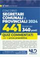 CONCORSO SEGRETARI COMUNALI PROVINCIALI 441 Borsisti per 430 posti