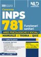 CONCORSO INPS 781 Funzionari sanitari - Aree psicologiche e sociali