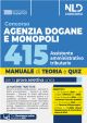 CONCORSO AGENZIA DOGANE E MONOPOLI 415 Assistente Amministrativo Tributario