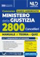 CONCORSO MINISTERO GIUSTIZIA 2800 POSTI Cancellieri