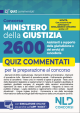 CONCORSO MINISTERO GIUSTIZIA 2600 Assistenti a supporto della giurisdizione e de i servizi di cancelleria